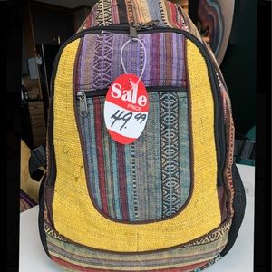 New hemp backpack